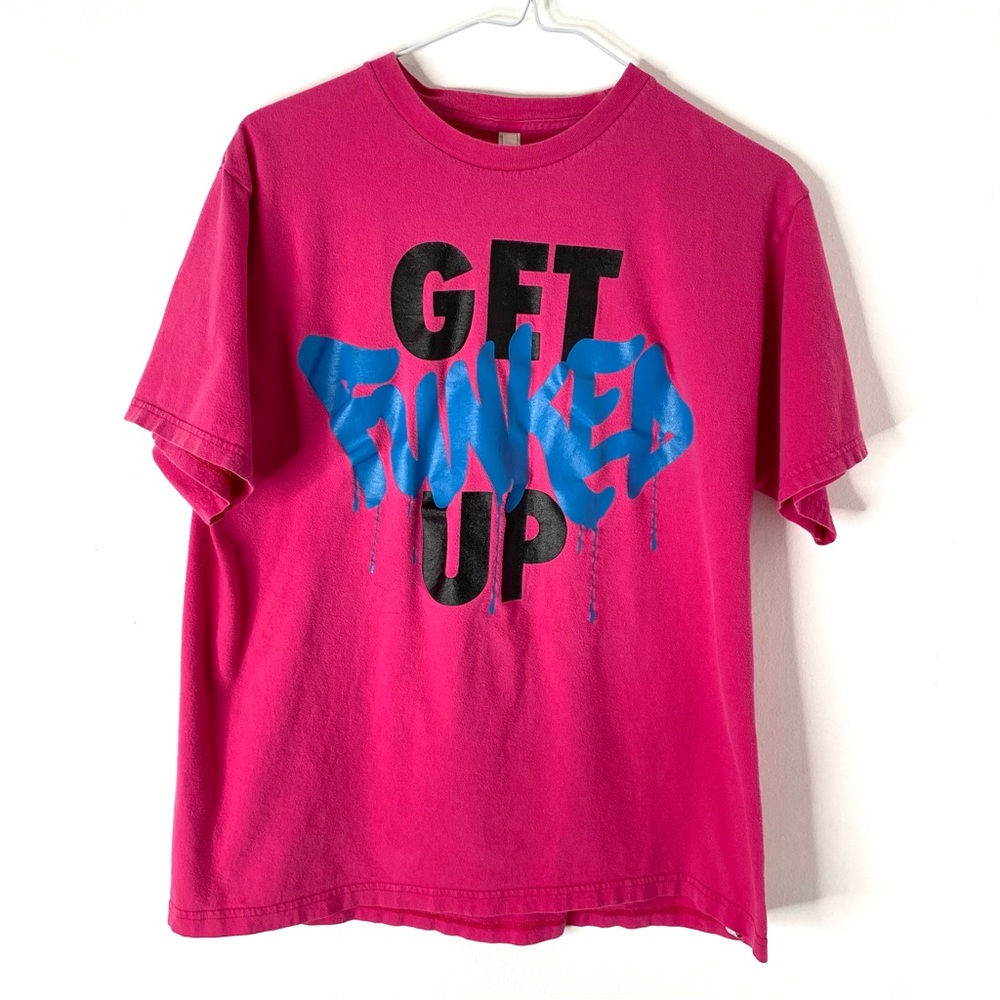 Zumba Fitness Pink Blue Get Funked Up T-Shirt